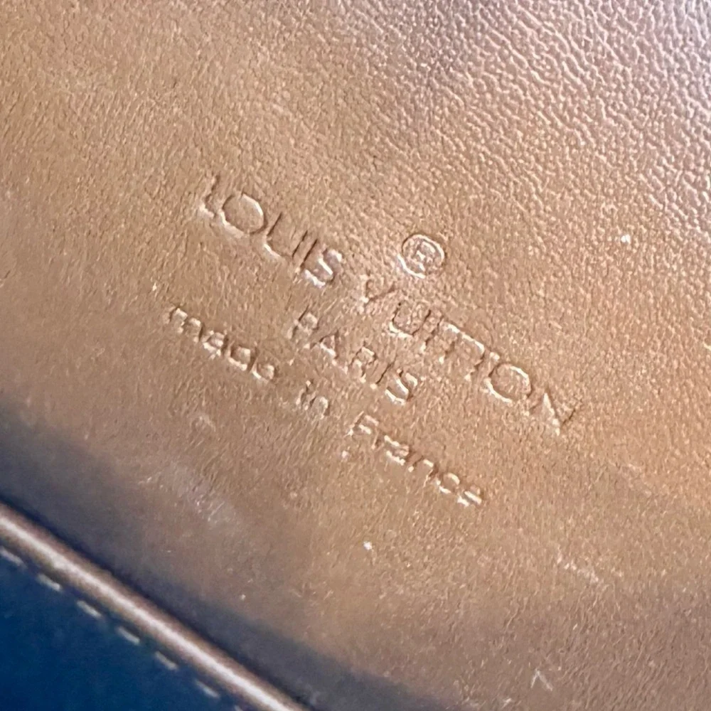 Louis Vuitton Thompson Square Monogram Vernis patent leather large VINTAGE bag